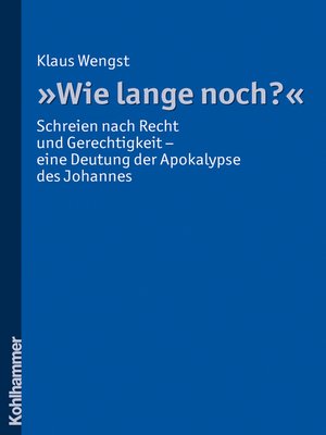 cover image of "Wie lange noch?"
